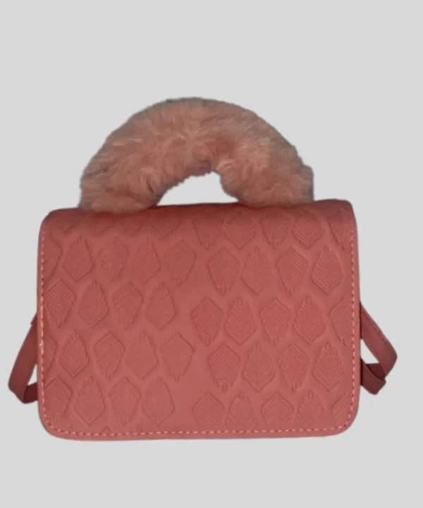 Bagybars Chic Embossed Plush Crossbody - Image 2