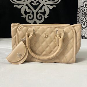 bagybars Stylish Cream Scarf Handbag Soft Leather