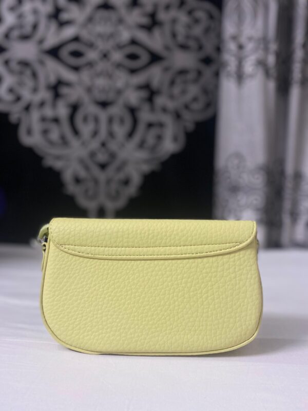 Bagybars Playful Yellow Crossbody Bag Soft & Pure Leather - Image 2