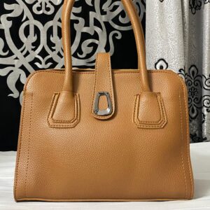 bagybars Pure Leather Classic Tan Handbag