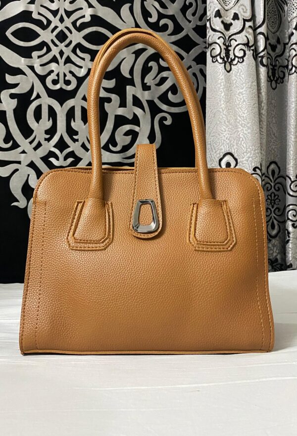bagybars Pure Leather Classic Tan Handbag