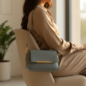 Bagybars Chic Grey Crossbody Bag