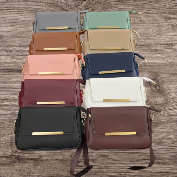 Bagybars Chic Grey Crossbody Bag - Image 2