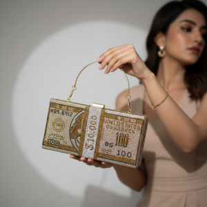 Bagybars Diamond Dollar Clutch