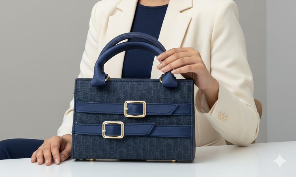 Bagybars Signature double-strap buckle design